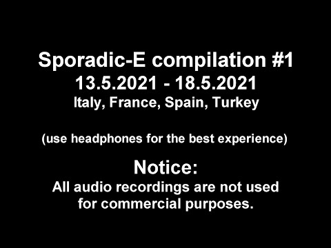 (FM-DX) Sporadic-E compilation #1 (13-18 May 2021)