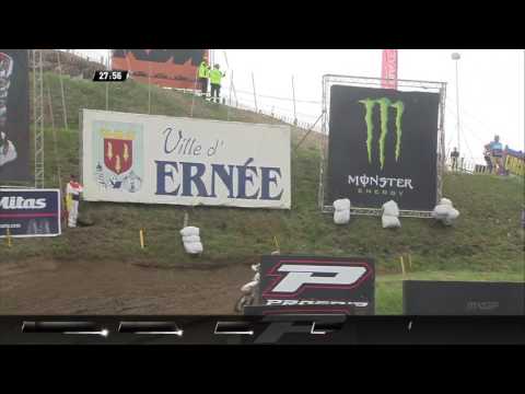 Fiat professional MXGP of France Van Horebeek passes Cairoli