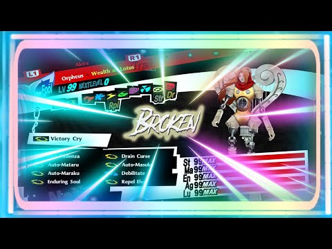 Persona 5 Royal MAX Persona stat guide+BROKEN builds
