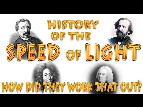history of the speed of light and its speed was determined