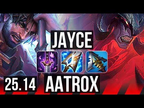 JAYCE vs AATROX (TOP) | Dominating | EUW Challenger | 25.14