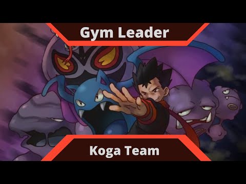 Full Gym Leader Koga Team