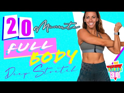 20 Minute Deep Stretch for Sore Muscles | Sydney's Dirty 30 - Day 27