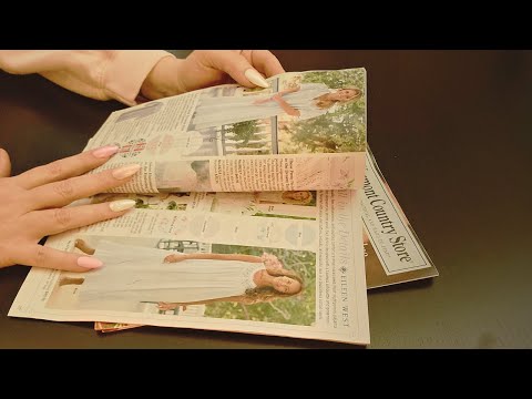 Deep Sleep ASMR: 2.5 Hours of Vermont Catalog Page Turning Sounds (No Talking)