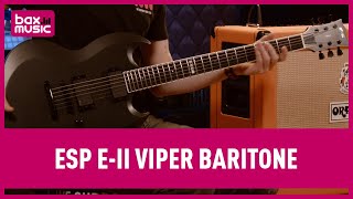 Video thumbnail for ESP E-II Viper Baritone Gitaar | Review by Bax-shop | Bax Music Goes