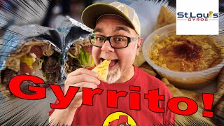 I'm Gordon, Today I'm eating a Gyrrito... St Louis Gyros.  Manchester,