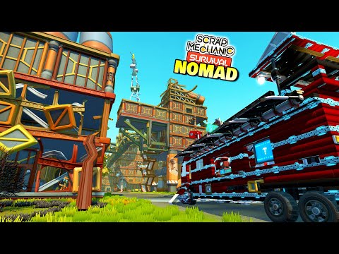 I Invaded The Scrap City With My Mobile Base! - Survival Nomad 25