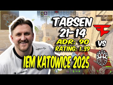 CS2 POV BIG tabseN (21/14) vs FaZe (Mirage) IEM Katowice 2025