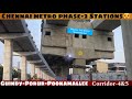 Chennai Metro Phase2 Construction Mount Poonamallee Road Coverage Chennaimetro Chennai Metro