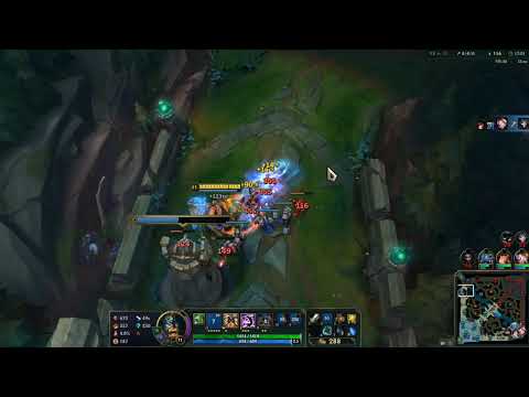 Full AD Olaf versus Fiddlesticks Top! FULL Game Play!