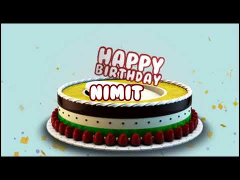 Happy Birthday Nimit | Cake Whatsapp Status