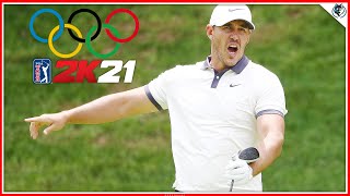 THE OLYMPICS DAY 16 - CLUTCH WIN - Skins Round 4 (PGA TOUR 2K21 Gameplay)