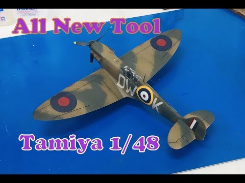 Building the Brand new Tamiya 1/48 Spitfire MK 1 step by step  New tool
