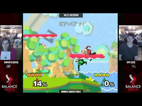 NE Melee Arcadian 5 - bonfire10 (Green Sheik) vs. Spiff (Red Sheik) - SSBM WQF