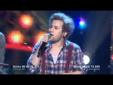 Rasmus Viberg - Social Butterfly - Melodifestivalen 2011 ( Eurovision song contest Sweden