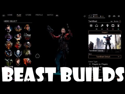 Paragon Beast Builds - Twinblast the Titanium Tool (Deck Building)