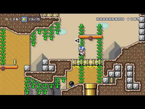 forbidden desert by Mr.Maker75 - Super Mario Maker 2 - No Commentary 1by