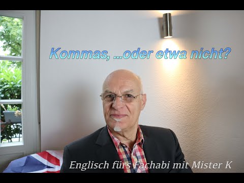 Kommas im Englischen richtig verwenden