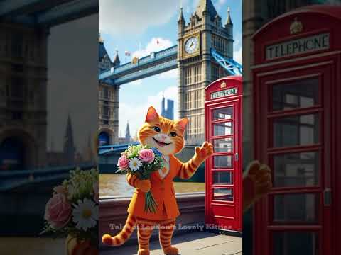 🇬🇧❤️ The chimes of Big Ben — a moment of joy and happiness! 🔔✨ #cat #england #london #bigben #happy