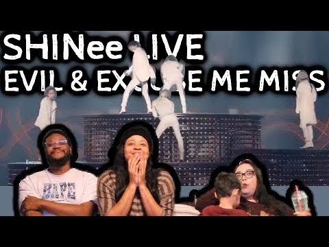 REACTION TO SHINee LIVE with THE HENSONS | EVIL & EXCUSE ME MISS