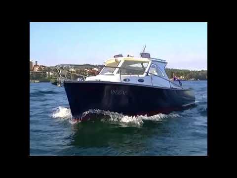 Bellmarine 50kW electric inboard powers harbour cruiser.
