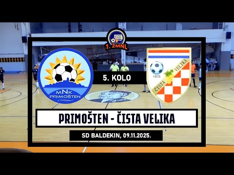 1. ŽMNL: PRIMOŠTEN - ČISTA VELIKA  0:4, 09.11.2025.