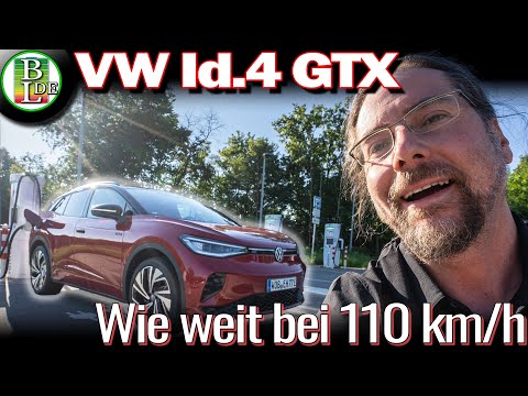 So weit kann der NEUE VW Id.4 GTX (2024) bei 110 km/h fahren