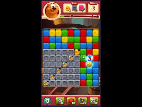 Toon Blast Level 961 - NO BOOSTERS 🐻🐺🐱 | SKILLGAMING ✔️