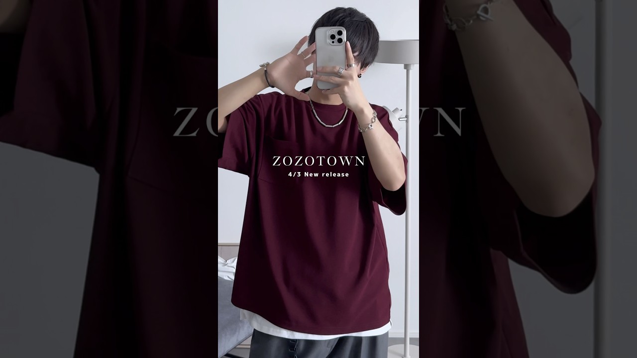 遂に明日発売の大人気Tシャツ🍐🔥   #zozotown #tシャツ #夏服 #メンズファッション #etelio