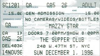 Mazzy Star-Disappear (Live 12-1-1996)