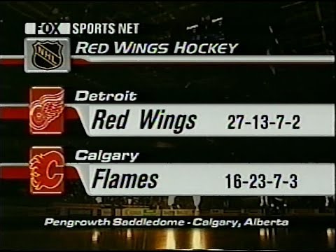 Detroit Red Wings @ Calgary Flames (January 25, 2003 - FOX Sports Net Detroit)