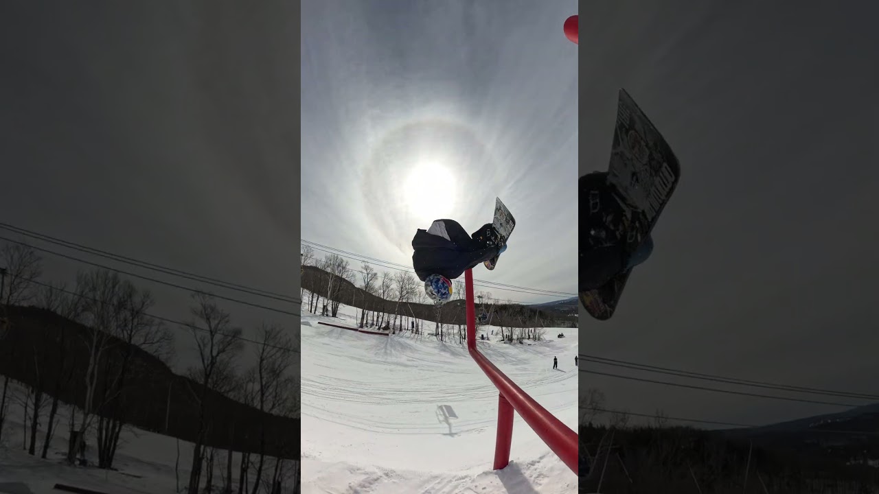 Through the Field Goal at Tremblant Snowparks with @ikonpass