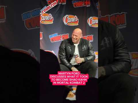 MORTAL KOMBAT 2 PANEL - MARTYN FORD TALKS BECOMING SHAO KAHN - NYCC 2025 | BD