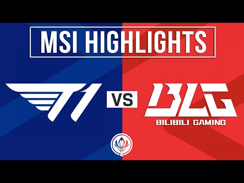 T1 vs BLG Highlights ALL GAMES | MSI 2025 Bracket Stage | T1 vs Bilibili Gaming