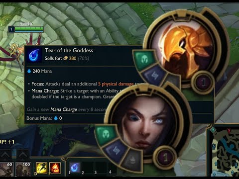 Azir and Caitlyn can stack tear without hitting any abilities or auto attacks