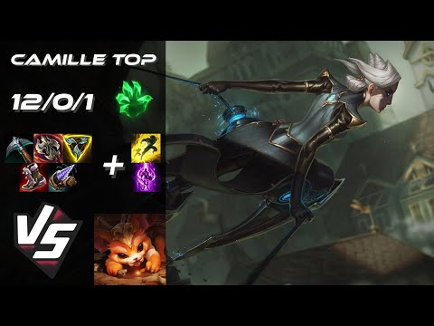 TOP Camille vs Gnar - NA Challenger Patch 14.23