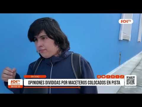 Trujillo: Maceteros generan debate por congestión vehicular