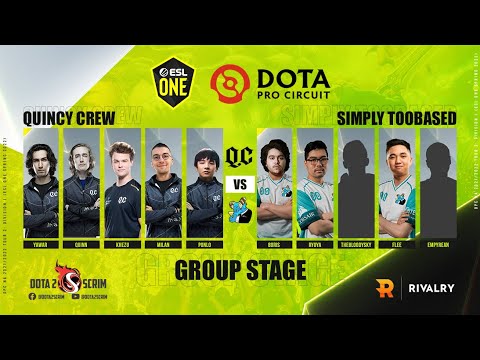 Quincy Crew vs simply TOOBASED - DPC NA 2021/22 Tour 2: Division I - Group Stage - B03