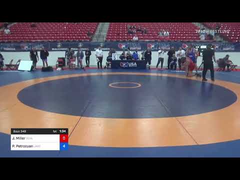 88 Lbs Final - James Miller, Texas Vs Petros Petrosyan, Los Alamitos WC C3b2