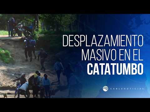 Los combates que han generado nuevo desplazamiento masivo en el Catatumbo