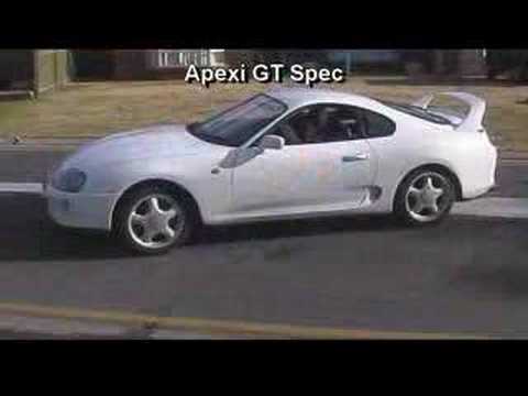 Apexi GT Spec - Toyota Supra Turbo (street testing)