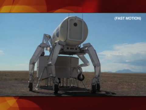 SCVTV.com 8/2/2010 JPL's ATHLETE Rover Busts a Move