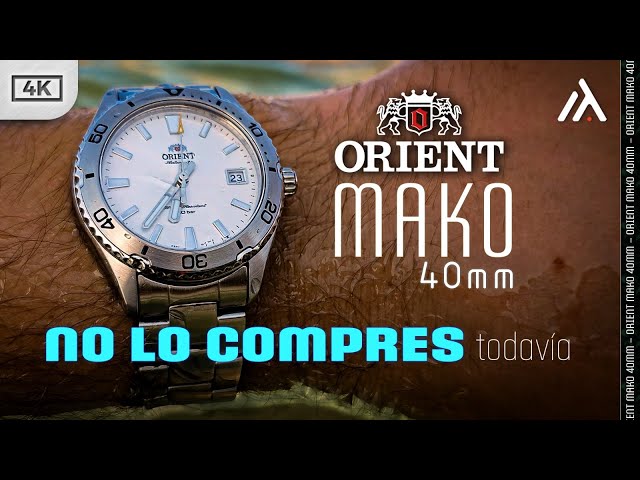 Vídeo relacionado con Orient Sports Mako AC0Q - Reloj de Hombre automático con Carga Manual, Impermeable, 40 mm, Silicona Verde, Deportes