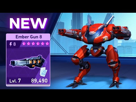 NEW WEAPON Ember Gun 8 Unlock - Lancer - Mech Arena