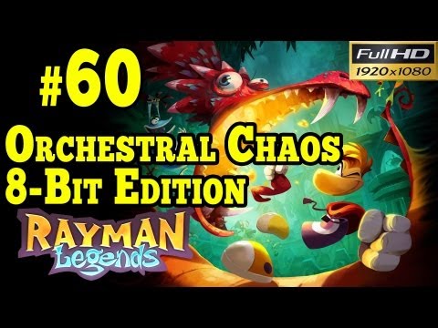 Rayman Legends Walkthrough - Living dead Party Part 60 Orchestral Chaos 8 Bit Edition 1080p