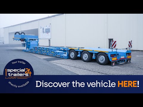 Faymonville - MegaMAX extendable lowbed trailer with 3 pendular axles and detachable gooseneck