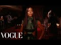 Supermodels Naomi Cindy Linda Christy Stun The Vogue World Crowd