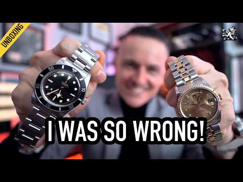 I Was WRONG About New Tudor Black Bays + Unboxing ANOTHER Day-Date (The Best Rolex Alternative)