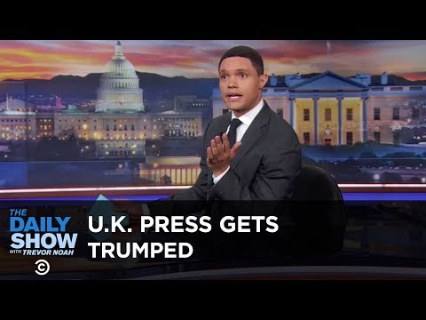 British Journalists Get Trumped for the First Time - Between the Scenes | The Daily Show