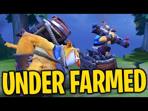 The Under Farmed Techies - DotA 2 Funny Moments